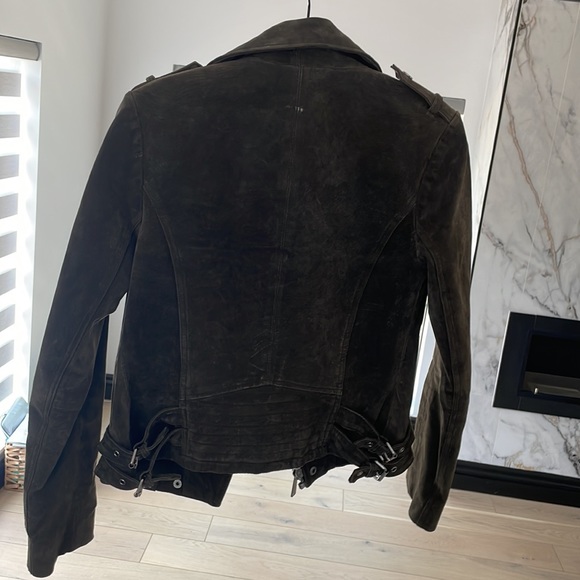 FINAL DROP! 💸BCBG Suede motorcycle jacket - Picture 5 of 8